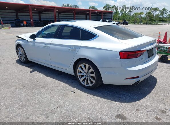 WAUANCF52JA009091 2018 AUDI A5 White Trasero izquierdo