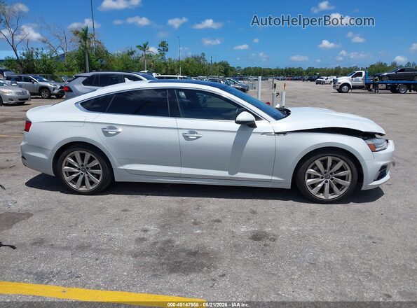 WAUANCF52JA009091 2018 AUDI A5 White Vista interior trasera