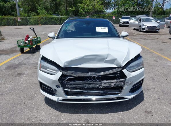 WAUANCF52JA009091 2018 AUDI A5 White Vista frontal