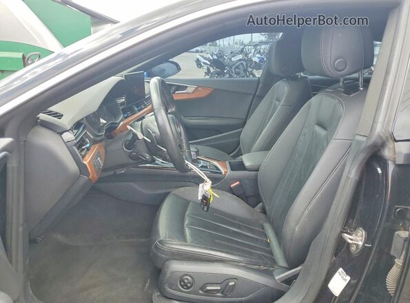 WAUANCF5XLA004577 2020 AUDI A5 Black წინა სალონის ხედი