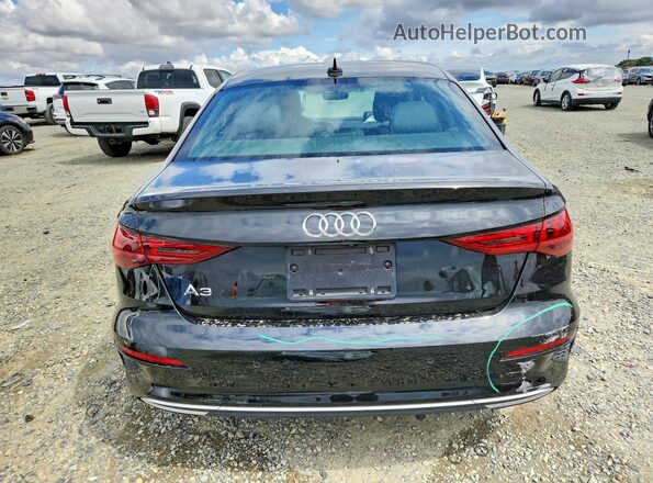 WAUAUDGY2PA038830 2023 AUDI A3 Black Widok z tyłu