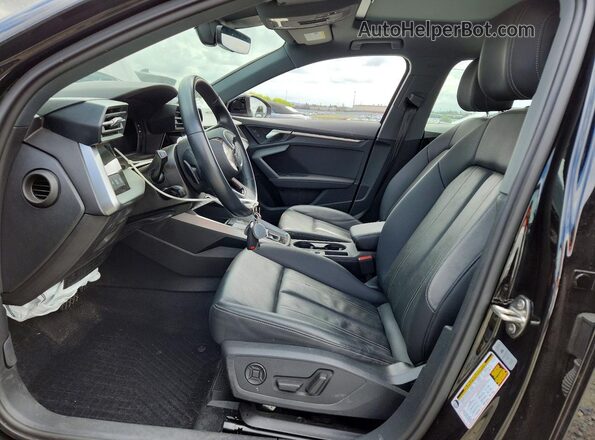 WAUAUDGY2PA038830 2023 AUDI A3 Black Widok wnętrza z przodu
