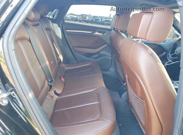 WAUAUGFF3J1045147 2018 AUDI A3 Black Вид задніх сидінь