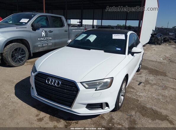 WAUAUGFF4J1013839 2018 AUDI A3 White Передня ліва чверть