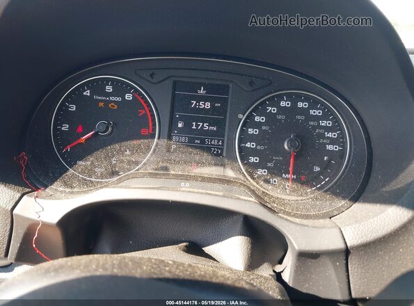 WAUAUGFF7H1042181 2017 AUDI A3 White Вид задніх сидінь