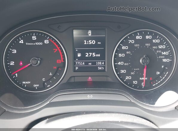 WAUAUGFF7H1059157 2017 AUDI A3 Синий Вид задних сидений