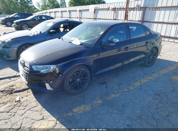 WAUAUGFF7J1023765 2018 AUDI A3 Black Front left