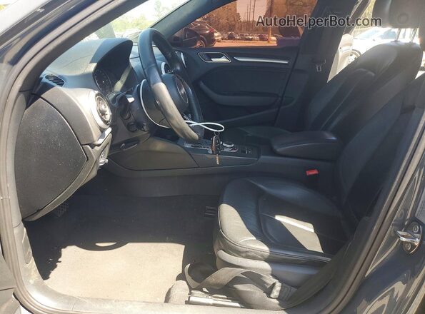 WAUAUGFF9K1009769 2019 AUDI A3 Gray Widok wnętrza z przodu