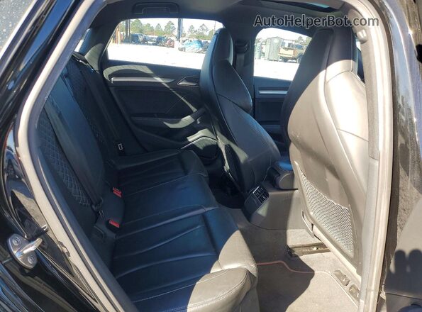 WAUB1GFF4J1032839 2018 AUDI S3 Black Rear seats view
