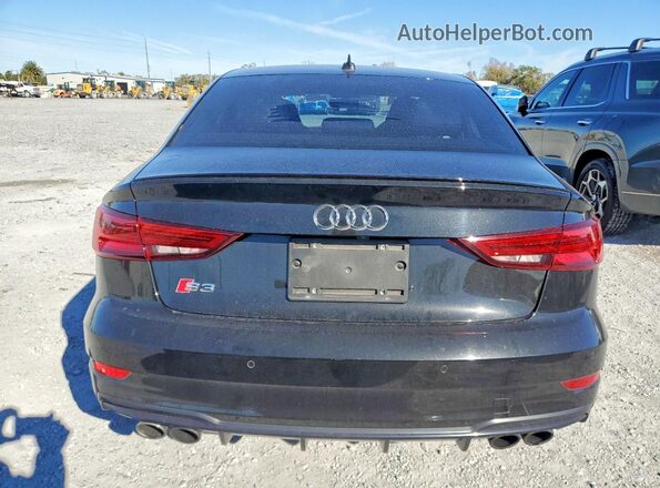 WAUB1GFF4J1032839 2018 AUDI S3 Black Rear view