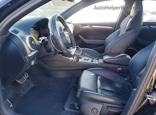 WAUB1GFF4J1032839 2018 AUDI S3 Black Front interior view