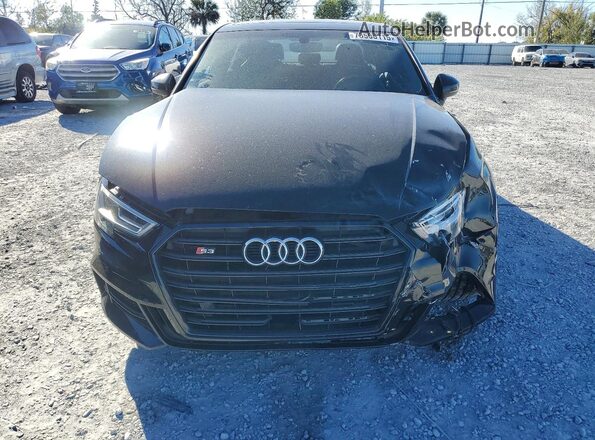 WAUB1GFF4J1032839 2018 AUDI S3 Black Front view
