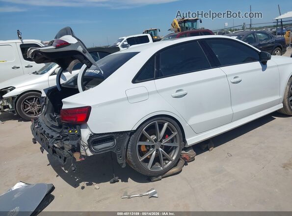 WAUB1GFF4J1039967 2018 AUDI S3 White Задня права чверть
