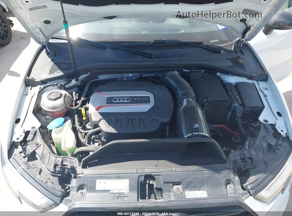 WAUB1GFF4J1039967 2018 AUDI S3 White Вид ззаду