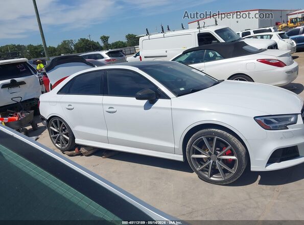 WAUB1GFF4J1039967 2018 AUDI S3 White Вид задньої частини салону
