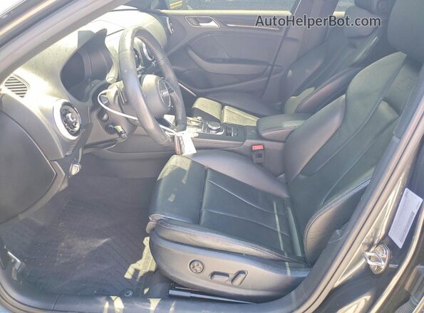 WAUB1GFF4KA085137 2019 AUDI S3 Серый Вид салона спереди