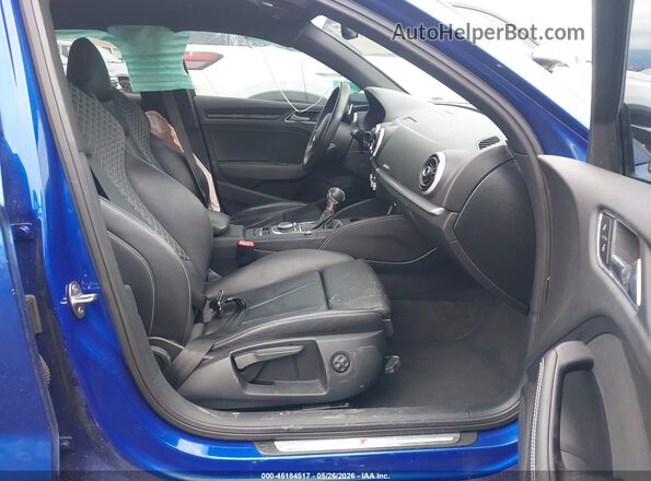 WAUB1GFF7G1001853 2016 AUDI S3 Синий Вид салона спереди