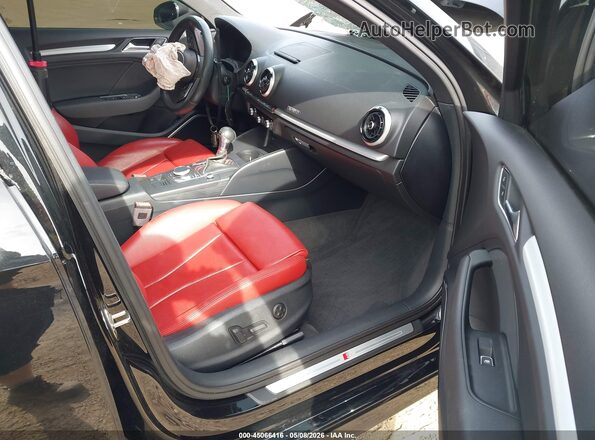 WAUB1GFF7J1060134 2018 AUDI S3 Black Vista interior delantera