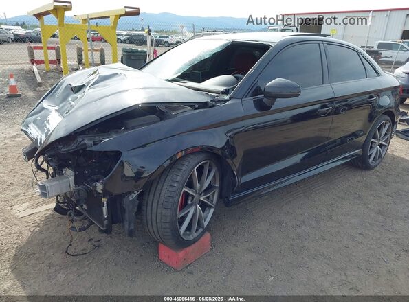 WAUB1GFF7J1060134 2018 AUDI S3 Black Vista tres cuartos delantera izquierda