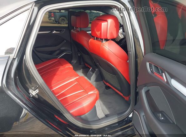 WAUB1GFF7J1060134 2018 AUDI S3 Black Vista de la etiqueta del VIN