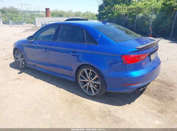 WAUB1GFFXG1045362 2016 AUDI S3 Blue Задня ліва чверть