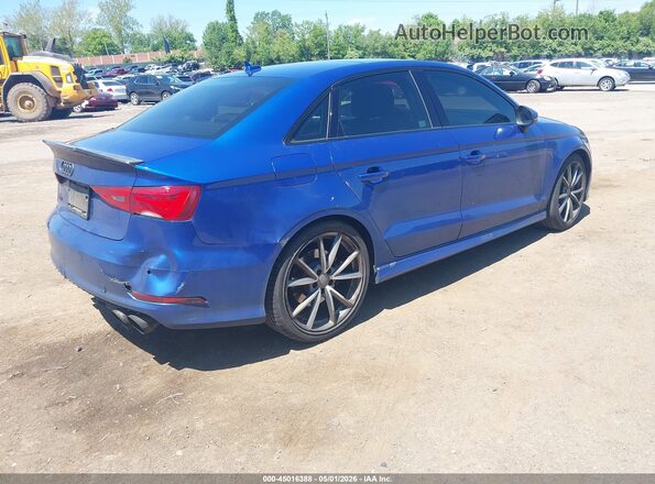 WAUB1GFFXG1045362 2016 AUDI S3 Blue Задня права чверть