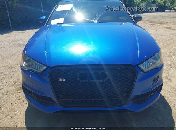 WAUB1GFFXG1045362 2016 AUDI S3 Blue Вид спереду