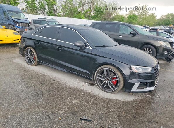 WAUB1GFFXJ1011865 2018 AUDI S3 Black Przód prawy