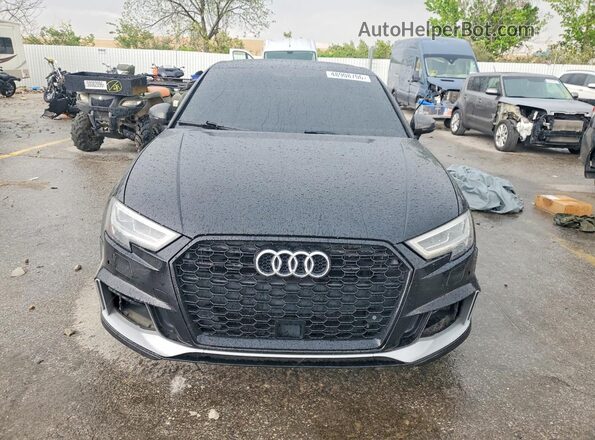 WAUB1GFFXJ1011865 2018 AUDI S3 Black Widok z przodu