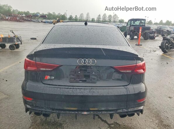 WAUB1GFFXJ1011865 2018 AUDI S3 Black Widok z tyłu