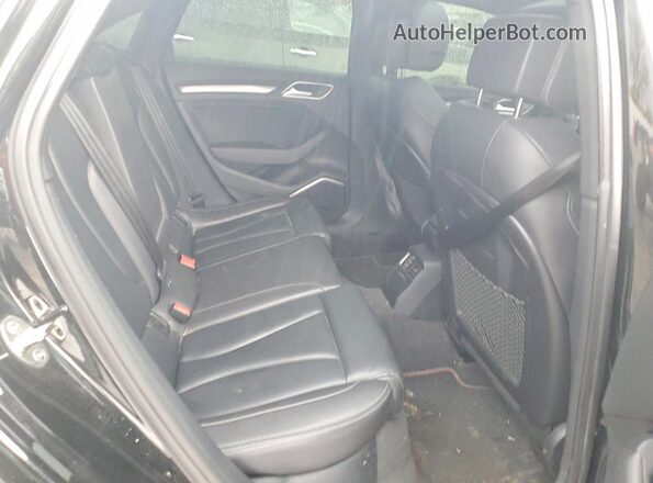 WAUB1GFFXJ1011865 2018 AUDI S3 Black Widok tylnych siedzeń