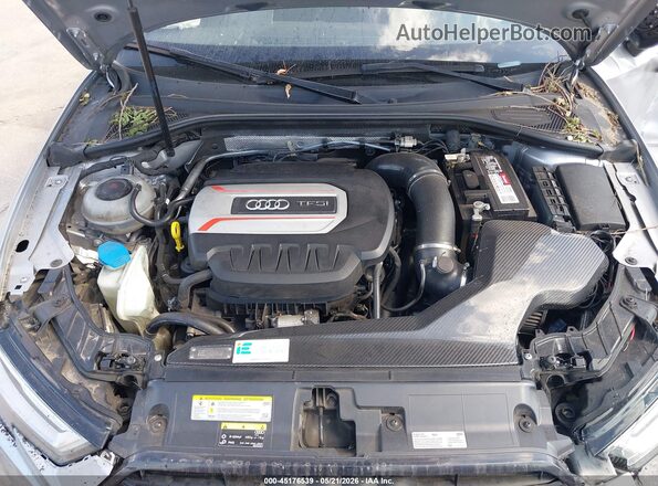 WAUB1GFFXJ1043196 2018 AUDI S3 Silver Widok z tyłu