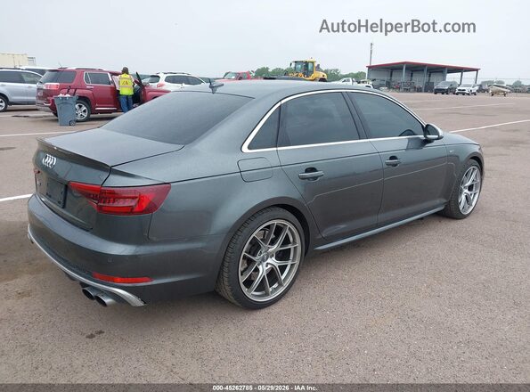 WAUB4AF40JA128602 2018 AUDI S4 Gray Trasero derecho