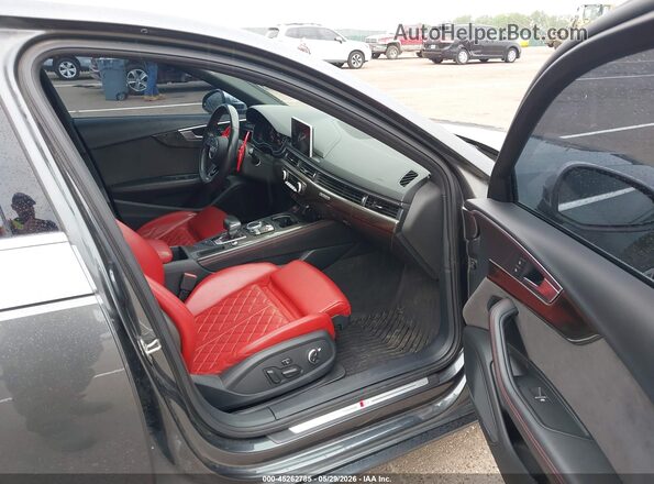 WAUB4AF40JA128602 2018 AUDI S4 Gray Vista interior delantera