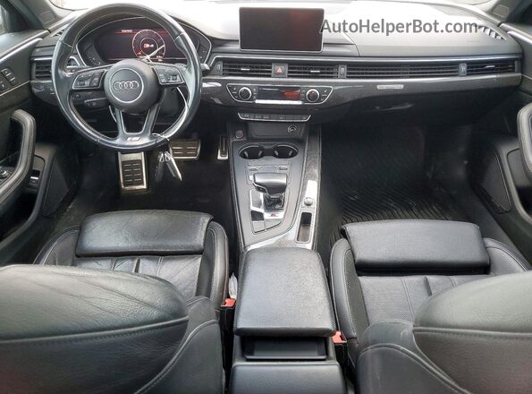 WAUB4AF42JA019445 2018 AUDI S4 White წინა პანელის ხედი