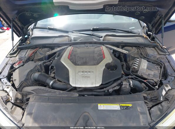 WAUB4AF42JA058195 2018 AUDI S4 Синий Вид сзади