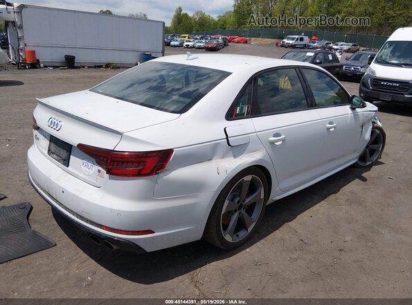 WAUB4AF43JA214339 2018 AUDI S4 White 