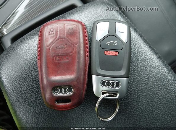 WAUB4AF45JA136632 2018 AUDI S4 Red წინა პანელის ხედი
