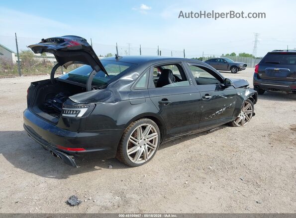 WAUB4AF45JA233605 2018 AUDI S4 Black Հետևի աջ