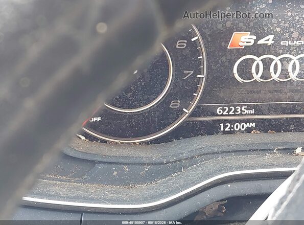 WAUB4AF45JA233605 2018 AUDI S4 Black Հետևի նստատեղերի տեսք