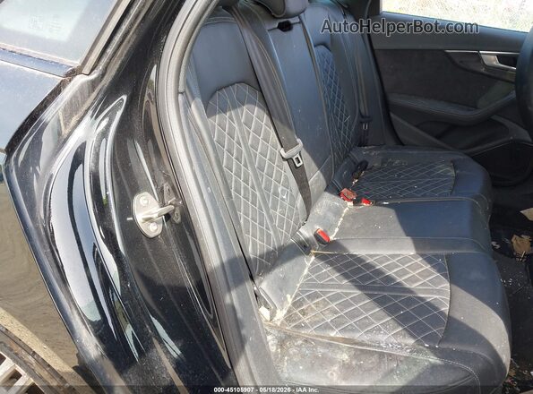 WAUB4AF45JA233605 2018 AUDI S4 Black VIN կոդի պիտակի տեսք