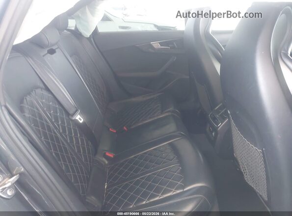 WAUB4AF45MA065842 2021 AUDI S4 Gray VIN sticker view