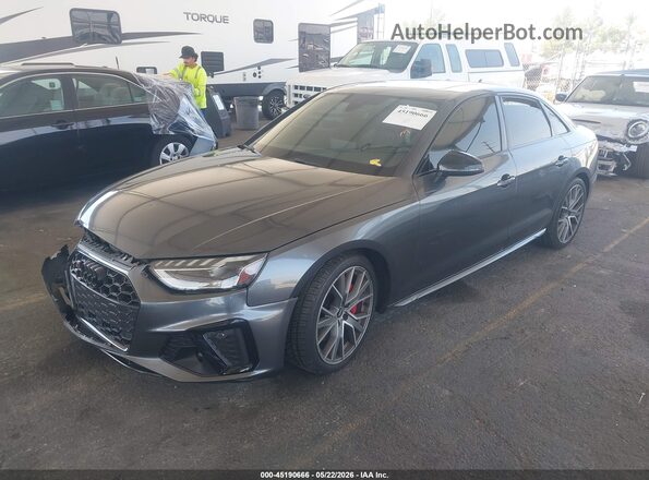 WAUB4AF45MA065842 2021 AUDI S4 Gray Front left