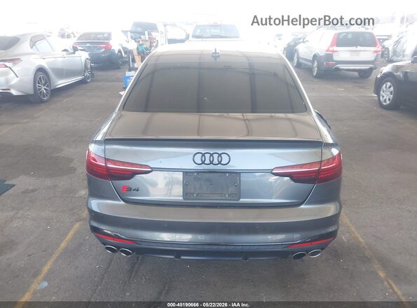 WAUB4AF45MA065842 2021 AUDI S4 Gray 