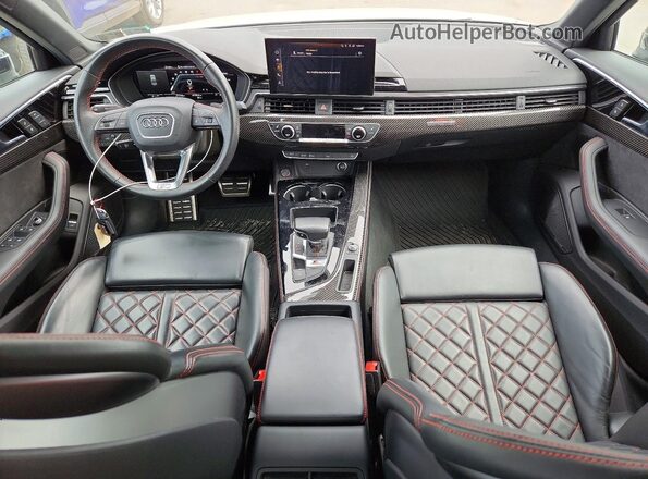 WAUB4AF46PA042493 2023 AUDI S4 White Dashboard view