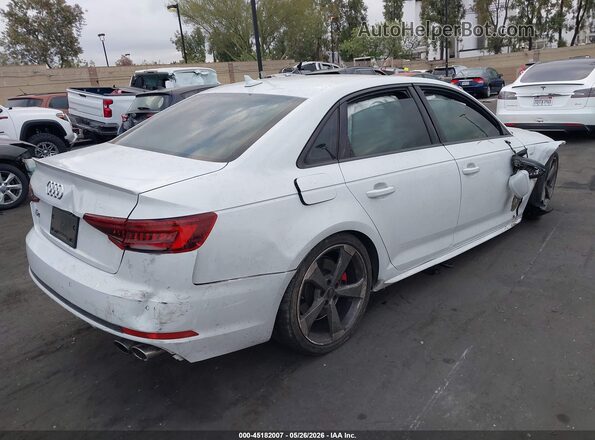 WAUB4AF47JA197870 2018 AUDI S4 White Հետևի աջ