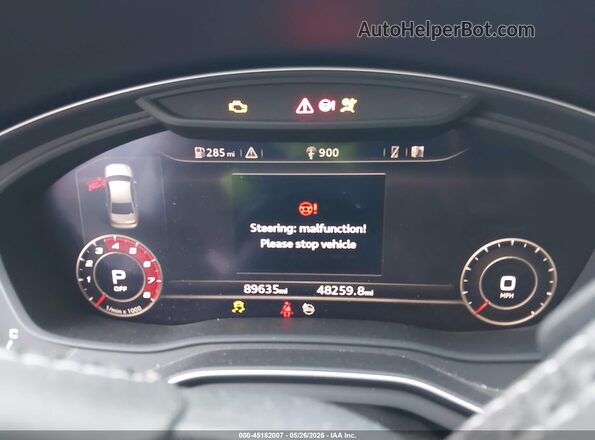 WAUB4AF47JA197870 2018 AUDI S4 White 