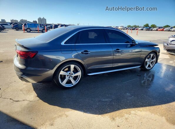 WAUB4AF47MA042031 2021 AUDI S4 Gray Trasero derecho
