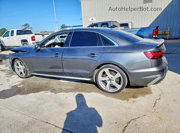 WAUB4AF47MA042031 2021 AUDI S4 Gray Trasero izquierdo