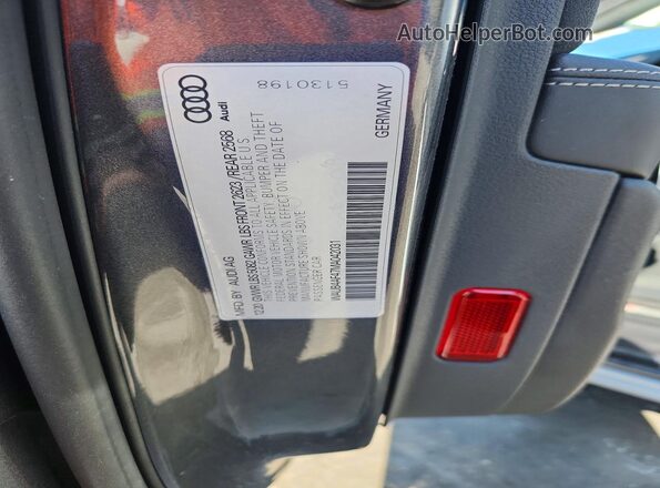 WAUB4AF47MA042031 2021 AUDI S4 Gray Vista del compartimento del motor